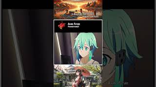 The smile at the end 😅  Sword Art Online  anime animeedit [upl. by Adilen252]