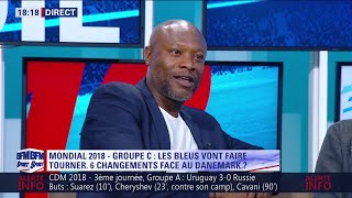 William Gallas adore Kimpembe  quotIl va plus au mastic quUmtiti quot [upl. by Sperling133]