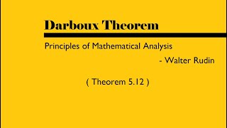 Real Analysis  Rudin Book  Lecture 52 [upl. by Iturk]