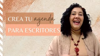 Cómo CREAR una AGENDA para ESCRITORES con Canva [upl. by Oznohpla]