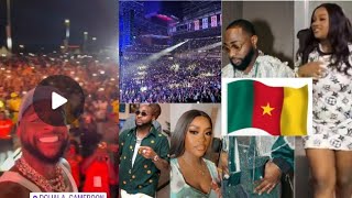 E CHOKE👉DAVIDO amp CHIOMA ON STAGE IN DOUALA CAMEROON🇨🇲STADIUMHIS 70K CAPACITY SOLD OUT PERFORMANCE [upl. by Brawley]