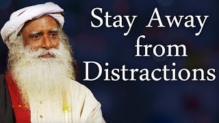 How can a Spiritual Seeker Stay Away from Distractions  Sadhguru [upl. by Atinel]