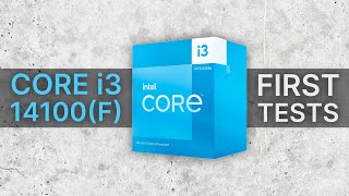 Intel Core i314100  14100F vs i313100F  12100F vs Ryzen 5600  5500 first tests [upl. by Ailekat]