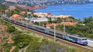 Une journée de trains sur la Côte dAzur [upl. by Otilrac]