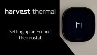 Installer Video Ecobee Thermostat Installation [upl. by Notle587]