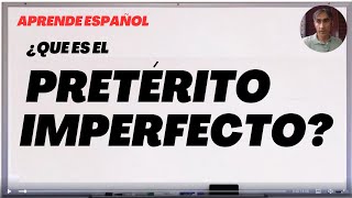 LearnSpanish PRETERITE VS IMPERFECT IN SPANISH [upl. by Felice]