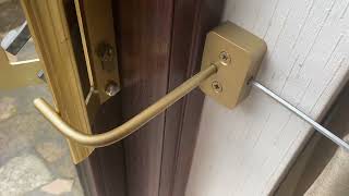 Patio door lock for old style doors [upl. by Nagy344]