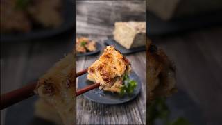 Easy Chinese Turnip Cake Dim Sum Recipe chinesenewyear recipe kungheifatchoi [upl. by Jdavie]