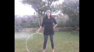 Beginners Hula Hoop Tutorial  Standard and Reverse Escalators with Emma at hoopingmadcouk [upl. by Sheng]