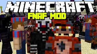 Minecraft INSANE FNAF MOD  ALL NEW FNAF ANIMATRONICS Minecraft [upl. by Nanaj69]