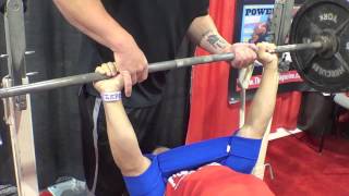 Trying The Sling Shot Out  Bench Pressing Olympia Expo [upl. by Aduh447]