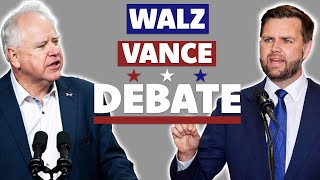 Reacting to the Walz vs Vance Debate [upl. by Ramed399]