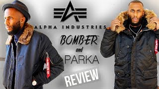 ALPHA INDUSTRIES quotBomber amp Parkaquot REVIEW  COOPSCORNER [upl. by Aronas899]