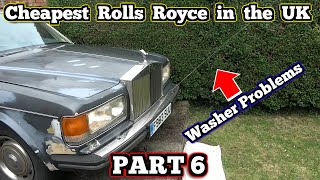 Can I FIX a ROLLS ROYCE  PART 6  Headlight amp Windscreen Washers Not Working [upl. by Icak932]