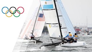 Rio Replay Nacra 17 Mixed Medal Race [upl. by Drahcir79]