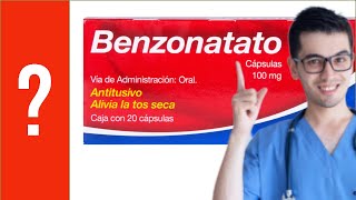 BENZONATATO Para que sirve tos antitusivo 💊 Dosis y Como Se toma [upl. by Noemi]