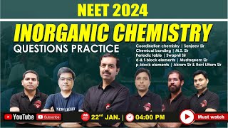 LIVE NEET 2024  COMPLETE INORGANIC CHEMISTRY IN ONE SHOT  QUES PRACTICE  CHEMISTRY NEET 2024 [upl. by Saul257]