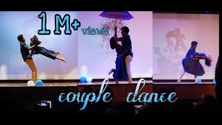 Best couple dance  puthu vellai mazai  புது வெள்ளை மழை  1st prize  Jss medical college [upl. by Ardnasil703]