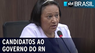 Conheça os candidatos que disputam ao governo do Rio Grande do Norte  SBT Brasil 270922 [upl. by Nomad]