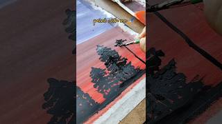 DIY🖌️paint with me🎨for beginners drawing painting diy music viral ytshorts [upl. by Edgell]