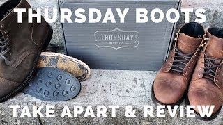 REVIEW Thursday Boot Captain  Boots are Taken Apart and Reviewed [upl. by Knowland533]