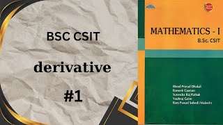 derivativesbsc csit first sem1 [upl. by Bikales]