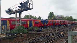 Trains at Clapham Junction 652024 [upl. by Atcele]