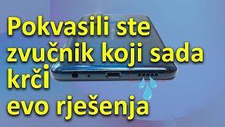 Pokvasili ste zvučnik i on krči  Voda u zvučniku  evo rješenja [upl. by Maurie977]