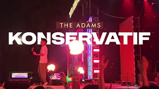 The Adams  Konservatif live  Jakarta Fair 2024  Lyric [upl. by Aleina]