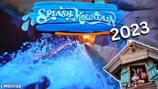 2023 Splash Mountain  NIGHTTIME POV  4K 60FPS  Magic Kingdom WDW Florida  Log Flume ride [upl. by Cotsen]