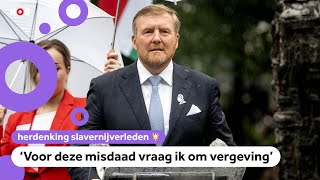 Koning WillemAlexander zegt sorry voor slavernij [upl. by Roye]