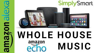 Amazon Echo MultiRoom Music Setup  Whole House Music [upl. by Yesak]