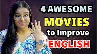 4 AWESOME Movies To Watch and Improve Your English [upl. by Acillegna]