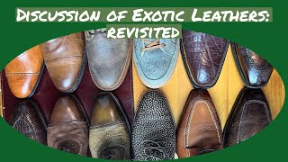 General Shoe Knowledge Exotic Leathers [upl. by Idnahc]