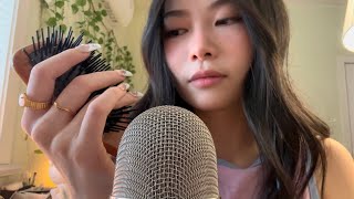 ASMR Tapping with long nails💅20 tingly triggers for you to sleep😴🤍 [upl. by Caiaphas]