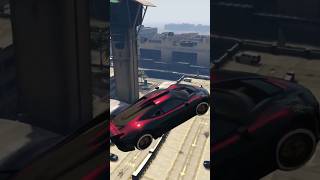 car goes flying in 2024 gta gaming shorts [upl. by Beverly]