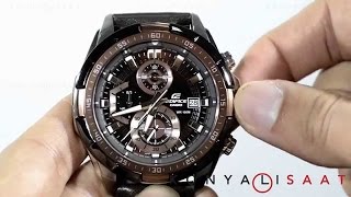 Casio Edifice Chronograph watch unboxing and review [upl. by Nalat]