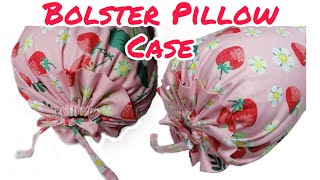 How to Sew Bolster Pillowcase method 2 [upl. by Esinet]