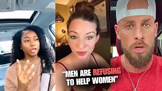 Men Are Saying NO To Helping Women  Women Are Confused [upl. by Yecies631]