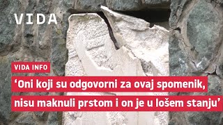 VIDA info  Sjećanje na žrtve ustaške odmazde pored zapuštenog spomenika [upl. by Ssac862]