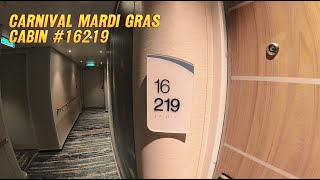 Carnival Mardi Gras Cabin Tour 16219 [upl. by Polik]