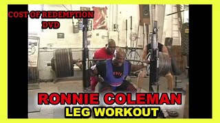 RONNIE COLEMAN  LEGS  COST OF REDEMPTION 2003 [upl. by Neetsirhc]