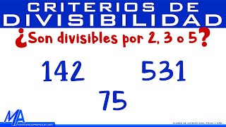 Criterios de divisibilidad de 23 y 5 [upl. by Sorensen]