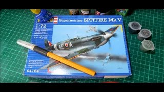 Beginners Guide Revell 172 Spitfire MkV Part 1 [upl. by Ahsiema]