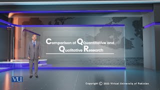 Comparison of Quantitative amp Qualitative Research  Research Methods in Education  EDU407Topic128 [upl. by Ivers200]