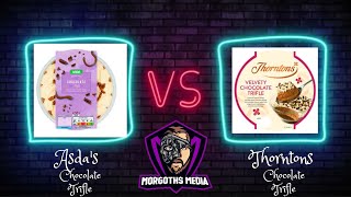 Asda Chocolate Trifle VS Thorntons Chocolate Trifle [upl. by Ferro181]