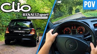 Renault Sport Clio 182  POV  FLYBYS  SOUND 4K UHD [upl. by Thgirw]