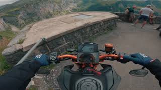 KTM 890 Duke R  Klausenpass  RAW [upl. by Gifferd93]