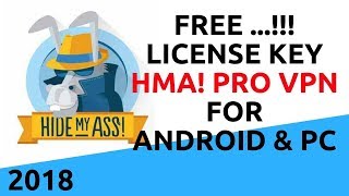 HMA Pro VPN License Key 2018 Free  Part 2 [upl. by Dadirac]