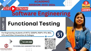 SE51 Functional Testing  Performance Testing  Testing for Functionality  Testing for Performance [upl. by Aitnohs]